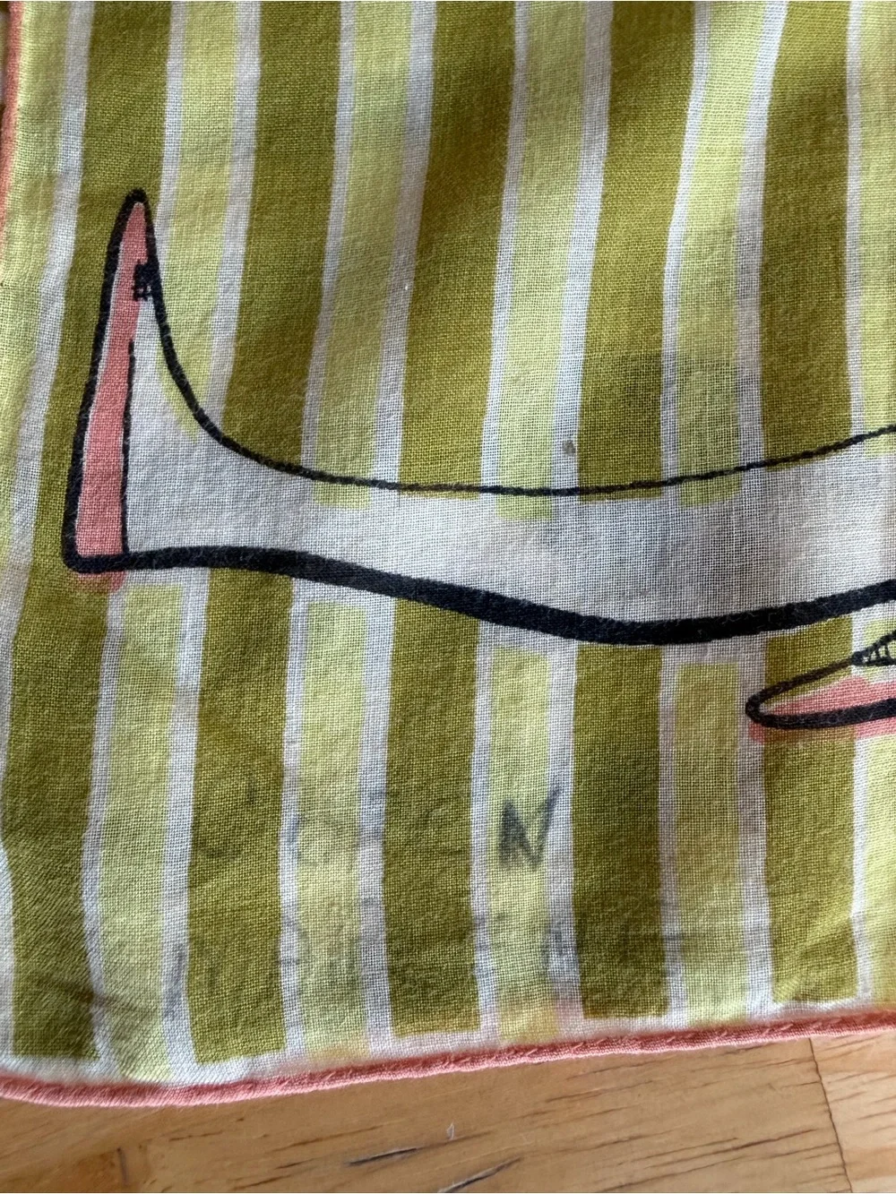 Vintage Mid-Century Whimsical Lady in a swimsuit and Graphic Fish 🐠 Beach Theme